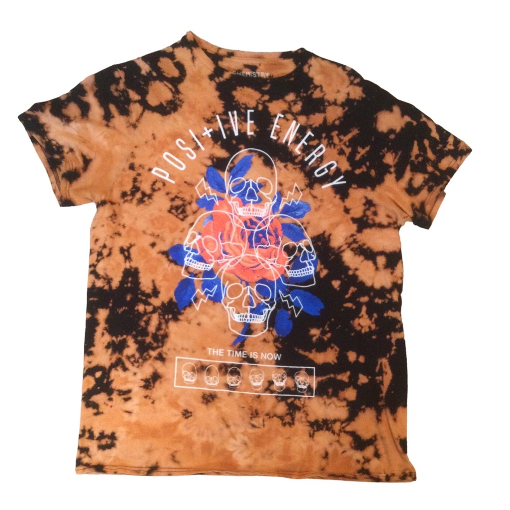 Chemistry Positive Energy Tie Dye Tee Shirt Size Medium